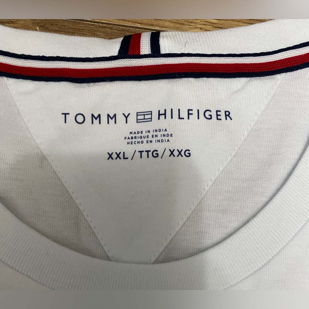 NWT Tommy Hilfiger Men's White Long Sleeve Shirt XXL - Picture 4 of 6